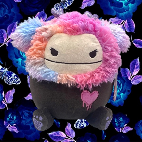 Squishmallows Multicolor Furry Stuffed Animal - Picture 1 of 9
